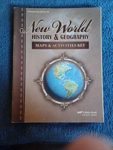 A Beka New World History And Geography Book Maps And Activities Answer Key - Imagen 1 de 2
