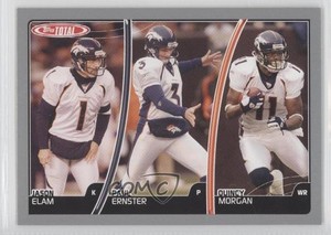 2007 Topps Total Silver Jason Elam Paul Ernster Quincy Morgan #116