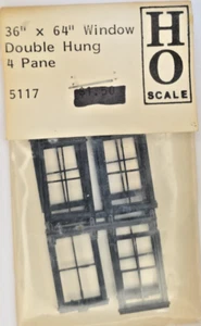 Detalle Escala HO Parte Grandt Line 5117 36"x64" Ventana Doble Colgado 4 Paneles - Imagen 1 de 1
