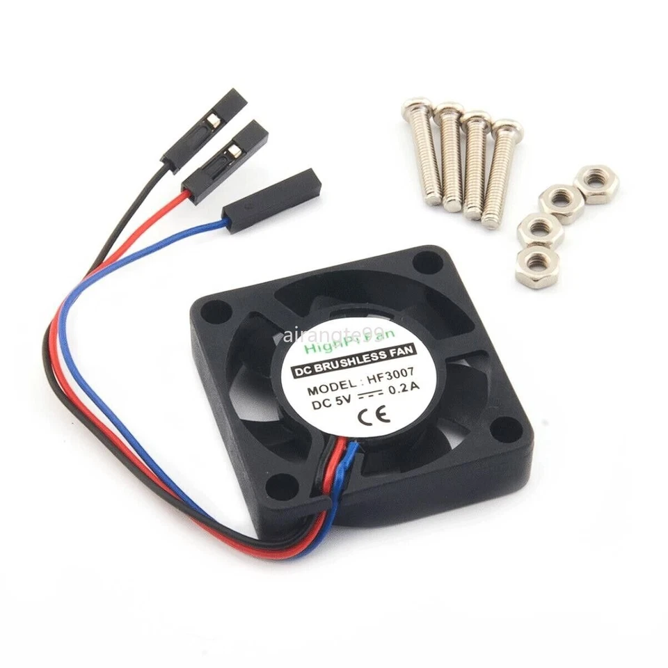 Raspberry Pi 4 / 3B+ / B Fan DC 5V/3.3V 3pin 30x30MM Cooling Fan - Image 1 of 1