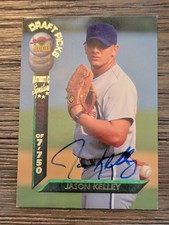 1994 Signature Rookies Draft Picks #76 Jason Kelley Autographed /7750 - Cubs RC
