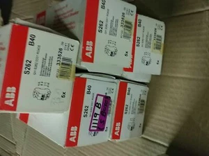 NIB ABB S262-B40 CIRCUIT BREAKER 2 POLE 40A 480Y/277VAC .. EACH - Picture 1 of 1