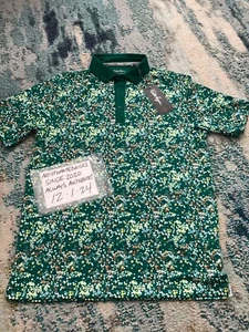 NWT Walter Hagen Garden Party Club Green Premium Golf Polo Men’s Sz S FREE SHIP - Picture 1 of 4