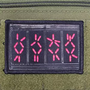 Preditor Countdown Patch Moral Tactical Military Army USA Flagge Hook & Loop - Bild 1 von 4