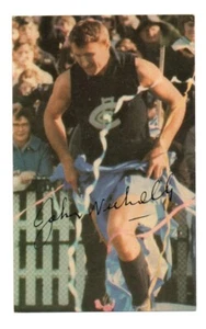 1966 Mobil Footy Photos (29 of 40) John NICHOLLS Carlton - Imagen 1 de 2