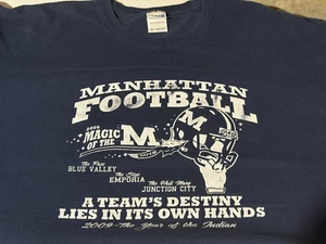 Manhattan High School (KS) Indians - 2009 Football Season - SS T-shirt - 3XL - Picture 1 of 3