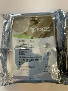 Seagate ST16000NM001G EXOS 16 - NAS SATA - 7200RM 256mb cache - Picture 1 of 3