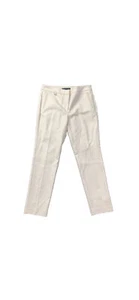 Adrianna Papell Pant Womens Size 6 Khaki Regular Fit Tapered Leg Mid-Rise Cotton - Picture 1 of 5