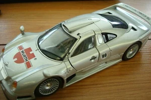 Maisto Mercedes CLK-GTR Silver Scale 1/26 Special Edition WURTH~NICE! - Picture 1 of 4