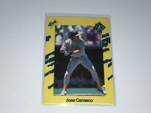 1990 Classic Jose Canseco T32 Athletics gelb vorne blau Rucksack frisch - Bild 1 von 2