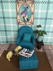 Dollhouse Furniture Lot 1:12 Chair Ottoman Table Picture 11+ Pcs