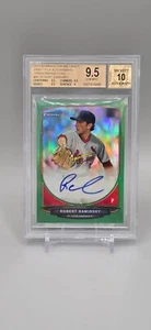 2013 Rob Kaminsky Bowman Chrome Rookie Prospect VERDE/99 Auto BGS 9.5 10 Auto - Foto 1 di 2