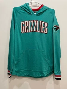 Mitchell & Ness Vancouver Grizzlies Hardwood Classics NBA Hoodie Large Teal - Picture 1 of 9