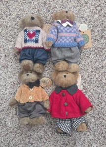 Peluche orsetti ragazzi! Lotto di 4! Matthew & Edmund! - Foto 1 di 2