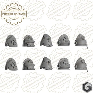 Knights - Black Order - Shoulder Pads - Gothic Mix (x10) - Picture 1 of 1
