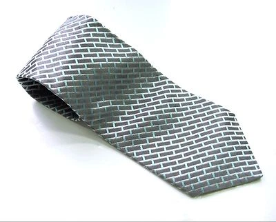 Corbata Banana Republic PLATA GRIS AZUL CLARO 100% SEDA ¡FELPA GRUESA!! Foto 1 de 4