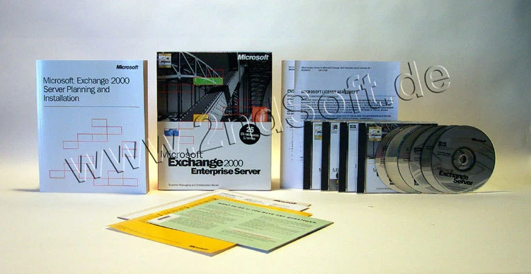 Exchange Server 2000 Enterprise Server Edition Vollversion, deutsch, 395-01649 - Bild 1 von 1