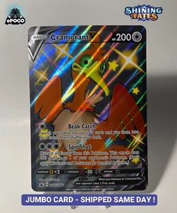 Cramorant V SWSH086 Black Star Promo Jumbo Card Pokémon TCG: Shining Fates - Picture 1 of 2