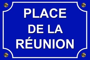 STREET PLATE Collection REGION of FRANCE LA REUNION Customizable ALU 20x30cm - Picture 1 of 1