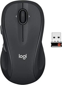 Logitech M510 Wireless Computer Mouse for PC with Unifying Receiver - Graphite - Picture 1 of 7
