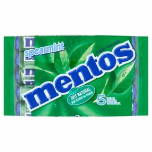 Mentos Spearmint Mints (5x38g) - Pack of 6 - Picture 1 of 1