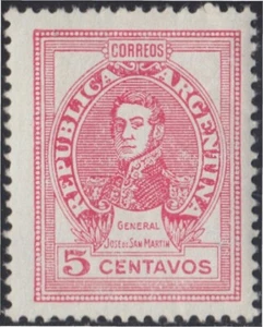 Argentina 462b Filigree E1945 General Jose Of San Martin MH - Picture 1 of 1