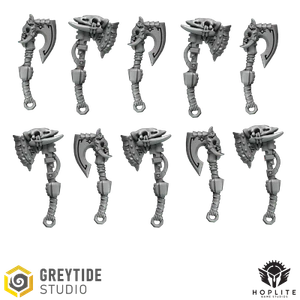 Primal Axes B (x10) | Grey Tide Studios | Primal Hounds | Conversion Parts & Bit - Bild 1 von 2