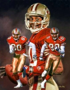 Poster - Jerry Rice NFL San Francisco 49ers Football Digital Art, 3 Sizes - Picture 1 of 19