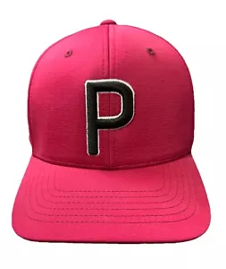 Cappello snapback Puma Golf P taglia unica rosso persiano come nuovo - Foto 1 di 13