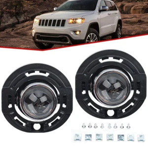 For Jeep Compass 2011-2016 Clear Lens Pair Bumper Fog Lights Lamps Replacement - Picture 1 of 14