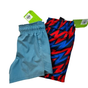 NWT DSG - Boys - 2 Pair Woven Training Shorts Red Blue - Size XXS 4/5 - Picture 1 of 14