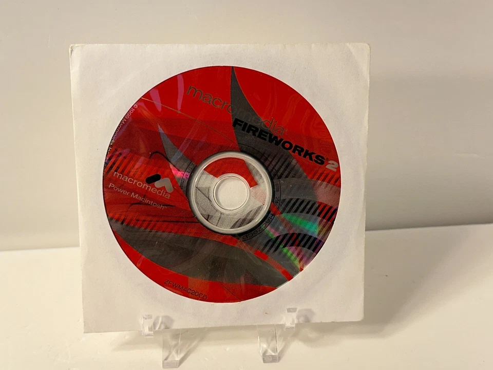 Macromedia Fireworks 2 CD-Rom Software Apple Macintosh With Code - Image 1 of 1