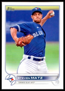 2022 TOPPS #276 STEVEN MATZ TORONTO BLUE JAYS - Picture 1 of 2