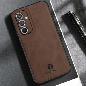 Per Samsung S24 S23 Ultra S22 S21 S20 A14 A54 A34 A52 Lusso Pelle Cover Custodie - Zdjęcie 1 z 18