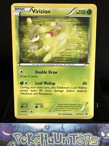 Pokemon Karte Virizion 15/113 Legendäre Schätze Holo Rare Played - Bild 1 von 4