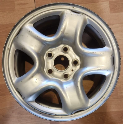 16" TOYOTA RAV4 FACTORY OEM SILVER STEEL WHEEL RIM 16x6.5 2001-2005 5x115 - Image 1 of 3