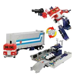 Transformers Masterpiece Missing Link C-01 Optimus Prime With Trailer NEW - Picture 1 of 11