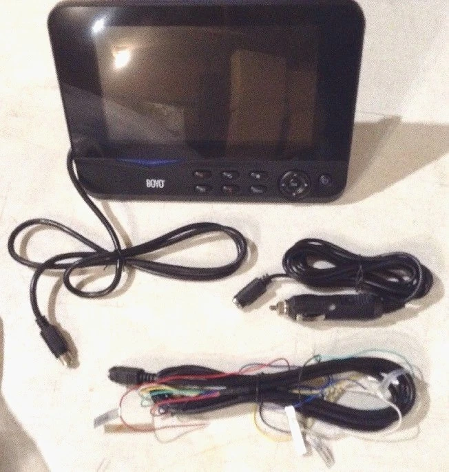 BOYO RV 7" WIRELESS SECURITY MONITOR VTC700RQ-4 FOR 4 CAMERA SYSTEM CORDED TYPE - Image 1 of 4