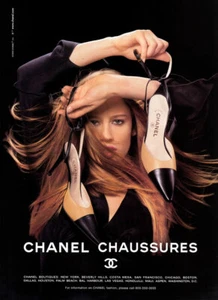 2000 Chanel Chaussures shoes Lagerfeld fashion 1-page MAGAZINE AD - Picture 1 of 1