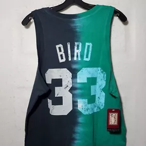 Larry Bird Tank Top Men Medium Mitchell & Ness Boston Celtics Tie-Dye Jersey NWT - Picture 1 of 12