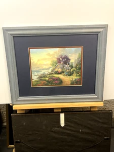 Thomas Kinkade Signed, A Beautiful Print, A "New Day Dawning", Framed & Matted - Picture 1 of 5