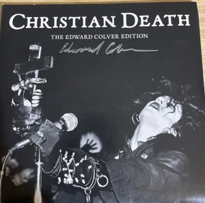 The Edward Colver Ed Signed Christian Death RSD 45 White Vinyl Cavity Autograph - Bild 1 von 10