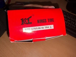 NEUMÁTICO KINGS 2.75/3.00-18 TUBO INTERIOR TR4 VÁLVULA RECTA - Imagen 1 de 4