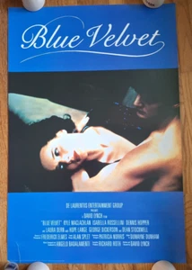 Blue Velvet 1986 Rolled Movie Poster David Lynch Kyle MacLachlan Cult Film 24x36 - Picture 1 of 3