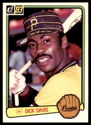 1983 DONRUSS DICK DAVIS PITTSBURGH PIRATES #647 - Image 1 of 2