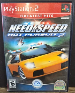 Need for Speed Hot Pursuit 2 TWO Sony PlayStation 2 2002 PS2 OHNE ANLEITUNG GETESTET - Bild 1 von 4