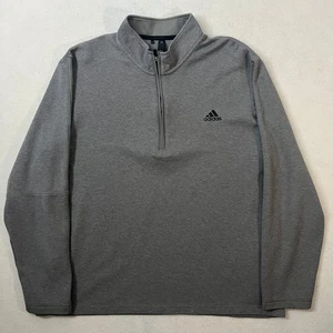 Adidas Primegreen Men’s XL Gray 1/4 Zip Golf Pullover Jacket Workout Gym - Picture 1 of 17