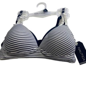 Náutica Niñas Adolescentes Sujetador Niños Entrenamiento Suave Transpirable Ropa Interior Paquete de 2 32A - Imagen 1 de 12