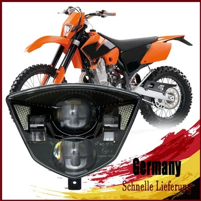 LED Scheinwerfer für KTM EXC 125 250 300 400 450 525 2005-2007 E24 E Nummer - Bild 1 von 4