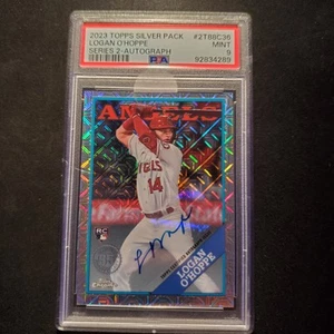2023 TOPPS SILVER PACK LOGAN O'HOPPE ROOKIE AUTOGRAPHED CARD/PSA 9(TC#1635) - Picture 1 of 7